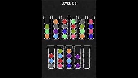 Ball Sort Puzzle Level 130 SOLVED