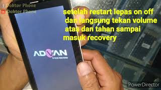 Tab advan e1c bootloop sukses tanpa pc