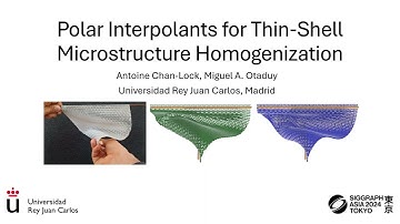 Polar Interpolants for Thin-Shell Microstructure Homogenization | SIGGRAPH Asia 2024