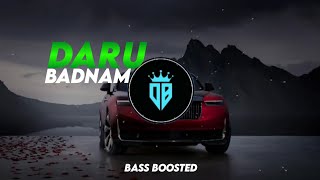DARU BADNAAM🍺 [ HIGH BASS🔊 ]  Best Hindi remix Bass Boosted song 🎵