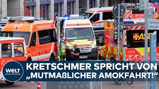 LEIPZIG: Auto rast in Menschenmenge! Kretschmer spricht von „mutmaßlicher Amokfahrt!“