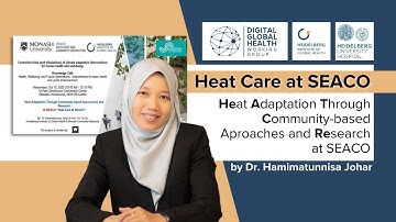 Heat Adaptation Research at SEACO | Adaptation Futures 2025 Conference | Dr. Hamimatunnisa Johar