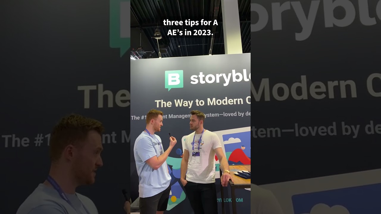 TNW Conference 2023: Chatting with Vladimir Bartl, Account Executive at Storyblok