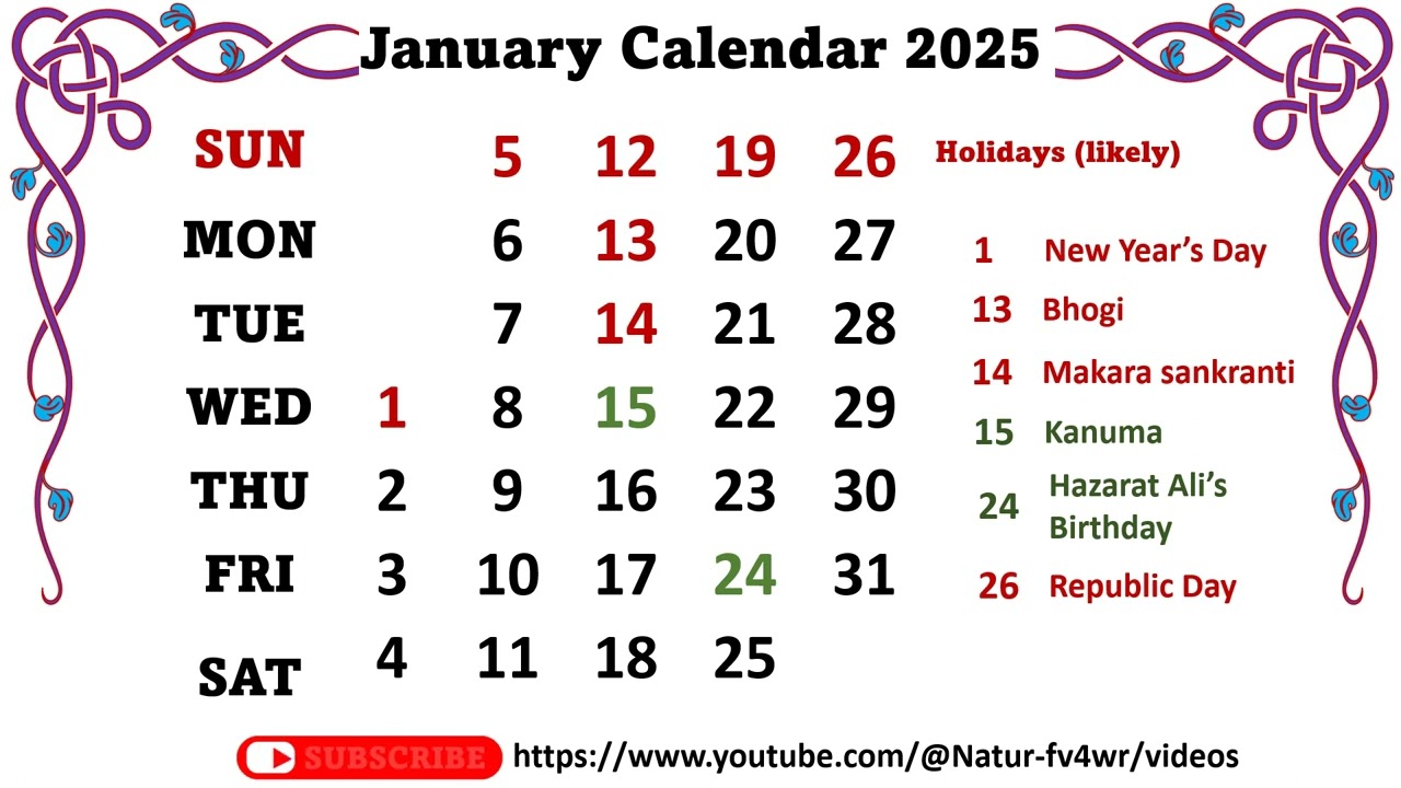 january-calendar-2025-januarycalender2025-youtube