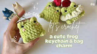🐸 No Sew ✨ How to Crochet a Cute Frog Step by Step! Quick & Easy Tutorial #crochetfrog#kawaiicrochet