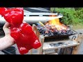 GIANT Gummy Bear vs Black Smith Forge!!!