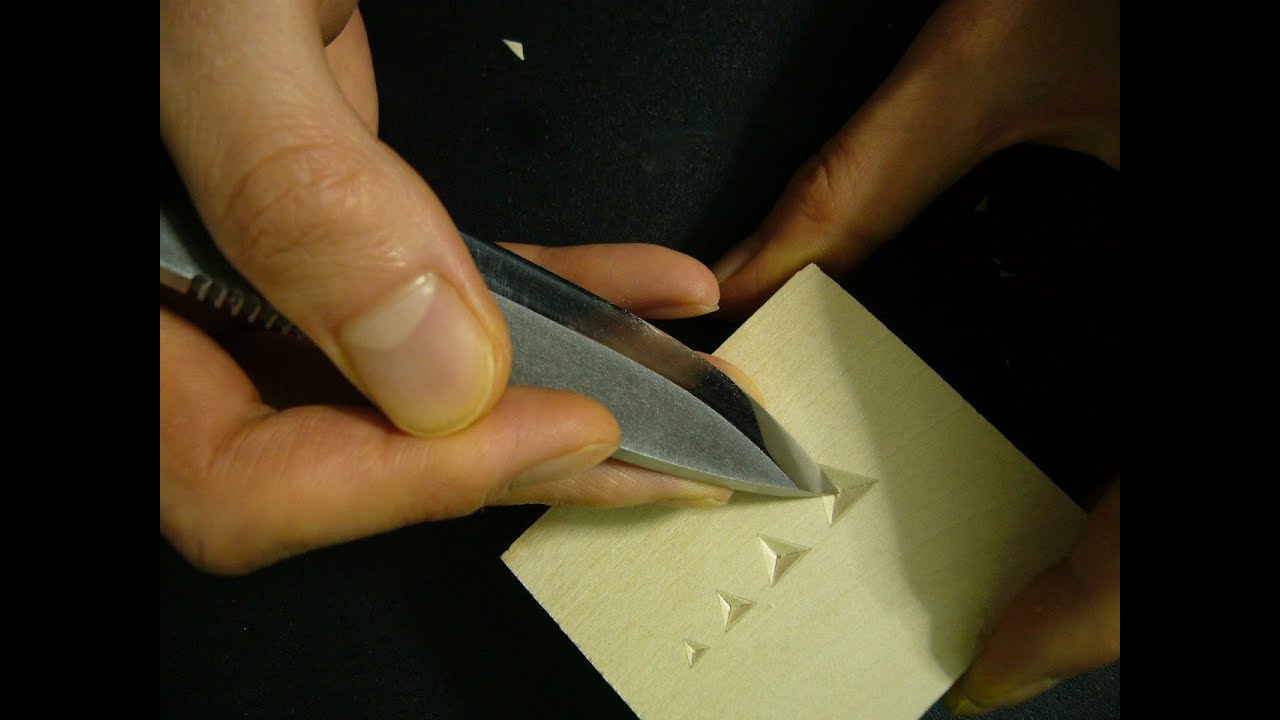 Easy way of chip carving YouTube