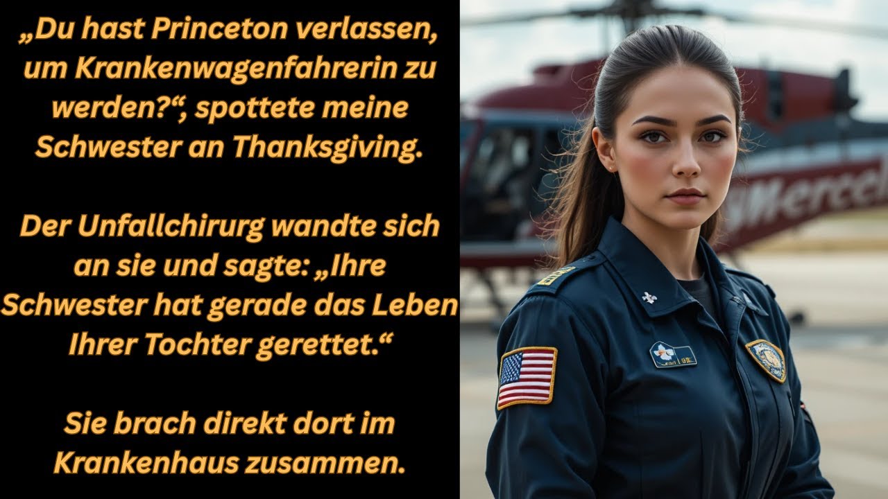 Meine Nichte schwebte im Helikopter – ich holte sie zurück ins Leben