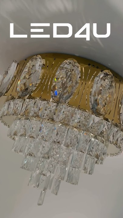 Бренд LED4U / Потолочная люстра L9438-500 GD с функцией УД ...