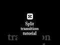 Split transition tutorial 🤩💀| Capcut Tutorial | #capcut #Capcut tutorial #viral #trends #cars lover