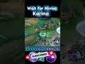 Karina Unlocking Power #mobilelegends #mlbb #shorts #karina