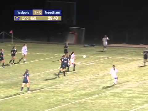Needham vs. Walpole Girls Soccer 10-6-10