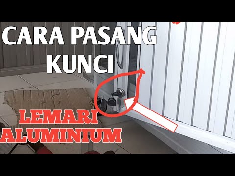  Cara  Pasang  KUNCI Lemari  Aluminium YouTube