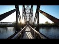 Tour the Rock Island Bridge across Kansas River near Hy-vee Arena