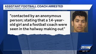 Former Seminole Ridge football coach arrested for alleged relationship with student