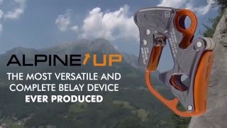 ALPINE UP English Revolutionary belay rappel device from Climbing Technology
