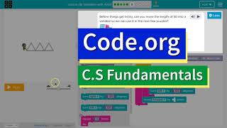 Code.org Variables with Artist Answers Explained | Course F Lesson 8.5 | Express Lesson 19.6