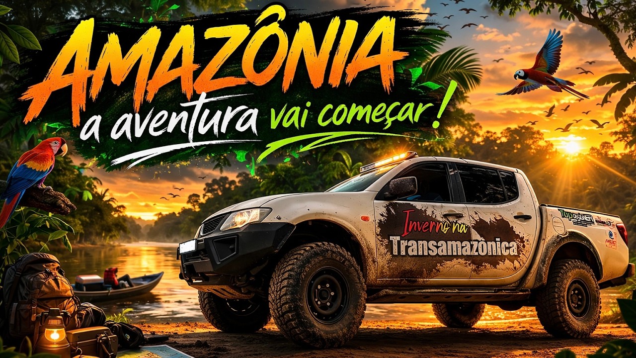 Começou a aventura. Manaus - Carero