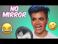 No Mirror Makeup Challenge | Gabriel Zamora