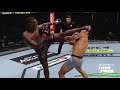 Mma slow motion  israel adesanya vs paulo costa