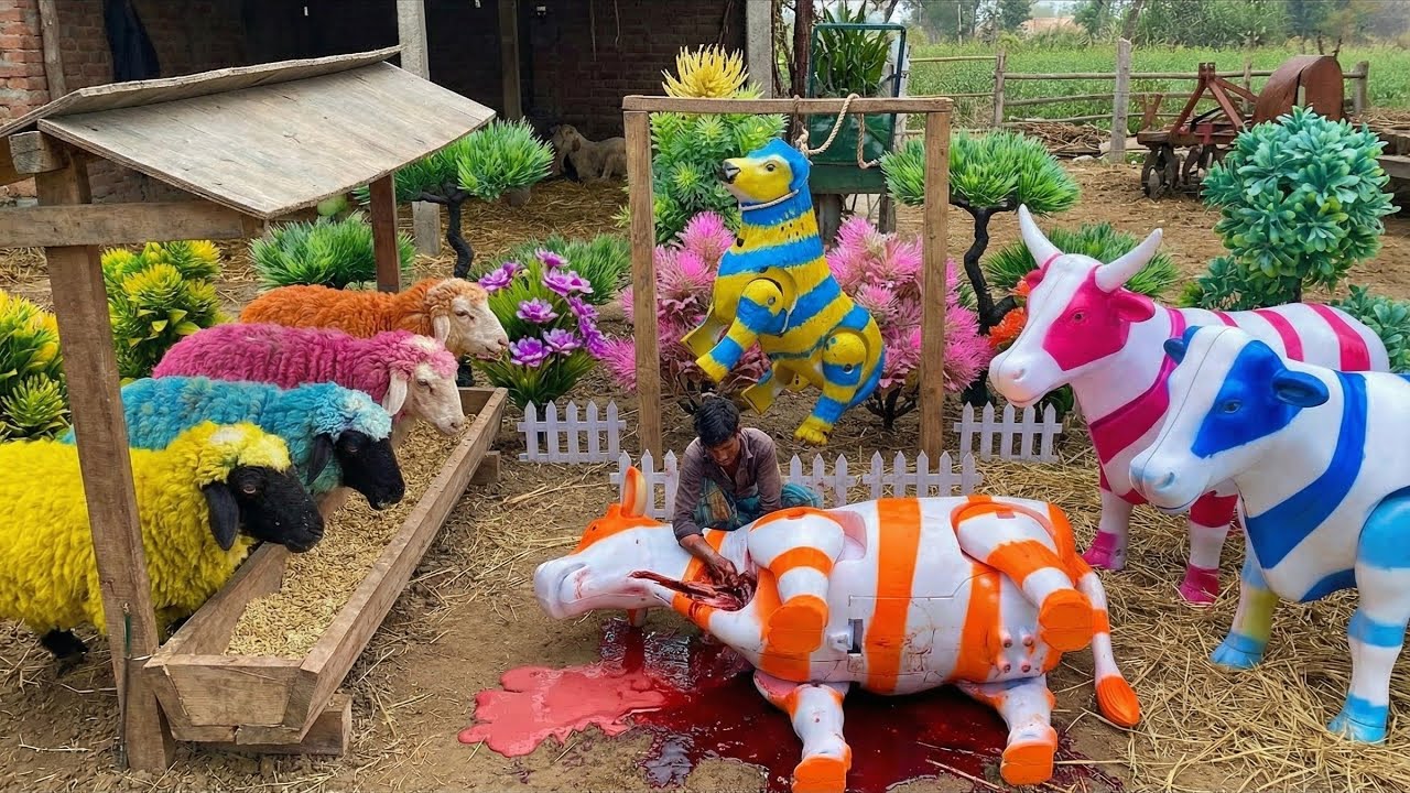 BAQRAEID 🐮‼️ POTONG SAPI WADIDAU PROSESS POTONG SAPI SIMOLASI IDULIDHA COW CARTOON 