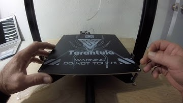 Tevo Tarantula Assembly in Spanish Part 10a Supplement video Preparing for Bed install