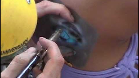 Airbrush Tattoo Video