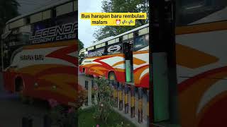 Bus Harapan Baru Melintas Rel