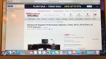 Magellan Performance Collection L Shaped Desk Assembly Instructions