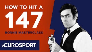 How To Hit a 147 | Ronnie O'Sullivan MasterClass | Snooker | Eurosport