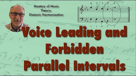 Voice Leading in Four Parts and Parallel Intervals, Book 2, Ch. 5
