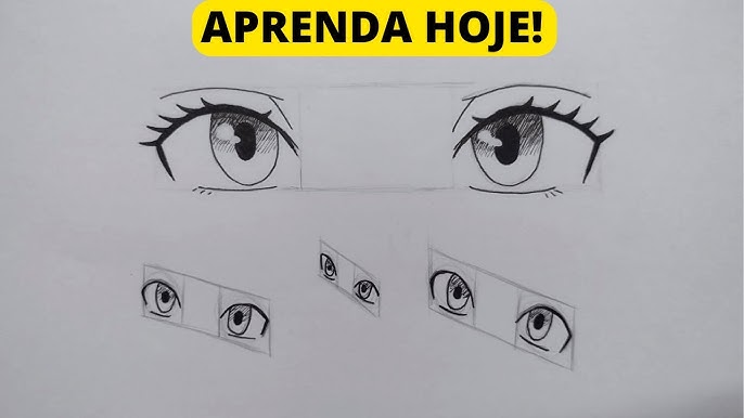 Como desenhar olhos de anime - Para iniciantes