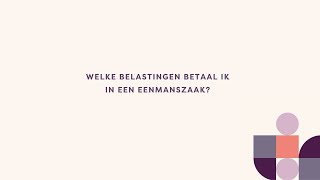 Download Lagu Belastingen in de eenmanszaak MP3