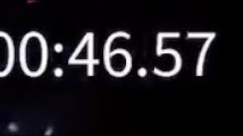 Speed Run 4 Level 30 46.57