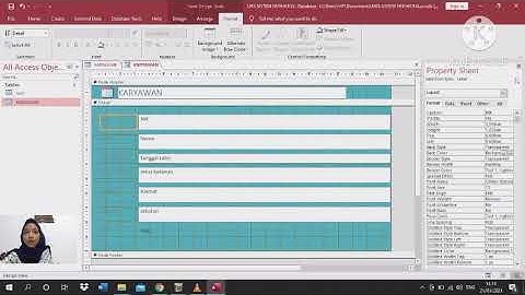 Pembuatan Database Karyawan dan Slip Gaji Sistem Akuntansi Menggunakan Microsoft Access
