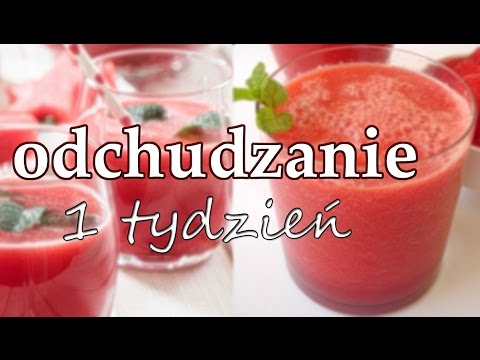 ODCHUDZANIE w 1 TYDZIEŃ ODCHUDZAJĄCY KOKTAJL dieta i na piękną skórę