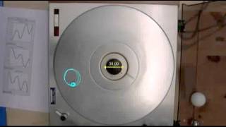 Ball bearing on rotating turntable