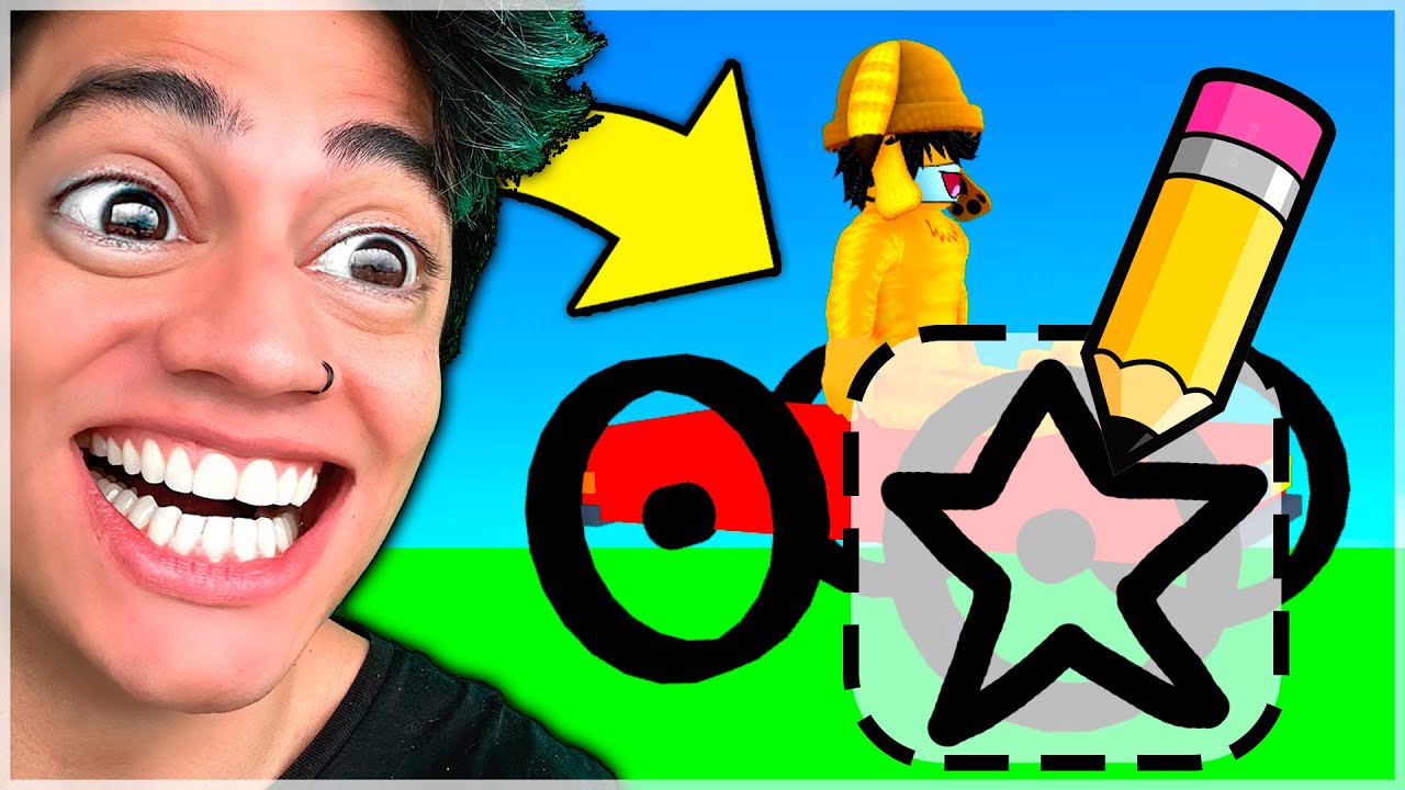 DESENHEI A MELHOR RODA PARA VENCER!! Wheel Drawing Obby Roblox in 2023