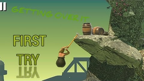 MY FIRST TRY|| GETTING OVER IT|| FULL GAMEPLAY #PART1