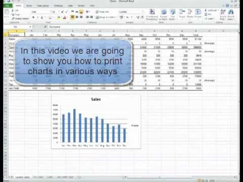 How To Print A Chart In Excel 2010