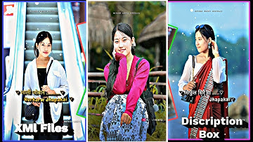 SIRFULA SIRAIMA JHAPAKAI ❤️🥰NEW NEPALI TRENDING XML VIDEOS, ALIGHTMOTION XML FILES, VIRAL XML PRESET