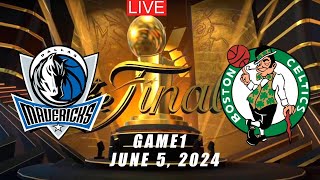 NBA Live! Boston Celtics vs Dallas Mavericks Game 1|JUNE 5 2024 |NBA Final 2k24 PS5