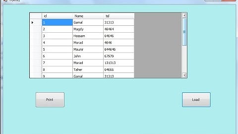 Visual Basic.net: Create Crystal Report Step by Step Using SQL Database View  part1