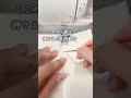 生地の切り替え部分ステッチ #sewingvlog #ハンドメイド #子ども服