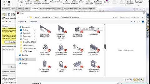TUTORIAL SOLIDWORKS 07 ASSEMBLY END EDIT PART-STEAM ENGINE WITH SLIDE VALVE
