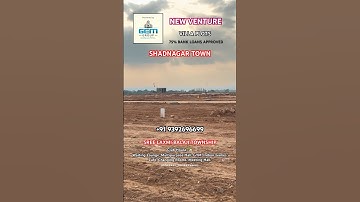 GEM INFINITY ESTATES LLP | SREE LAXMI BALAJI TOWNSHIP | GEM GROUP | VILLA PLOTS | SHADNAGAR #plots