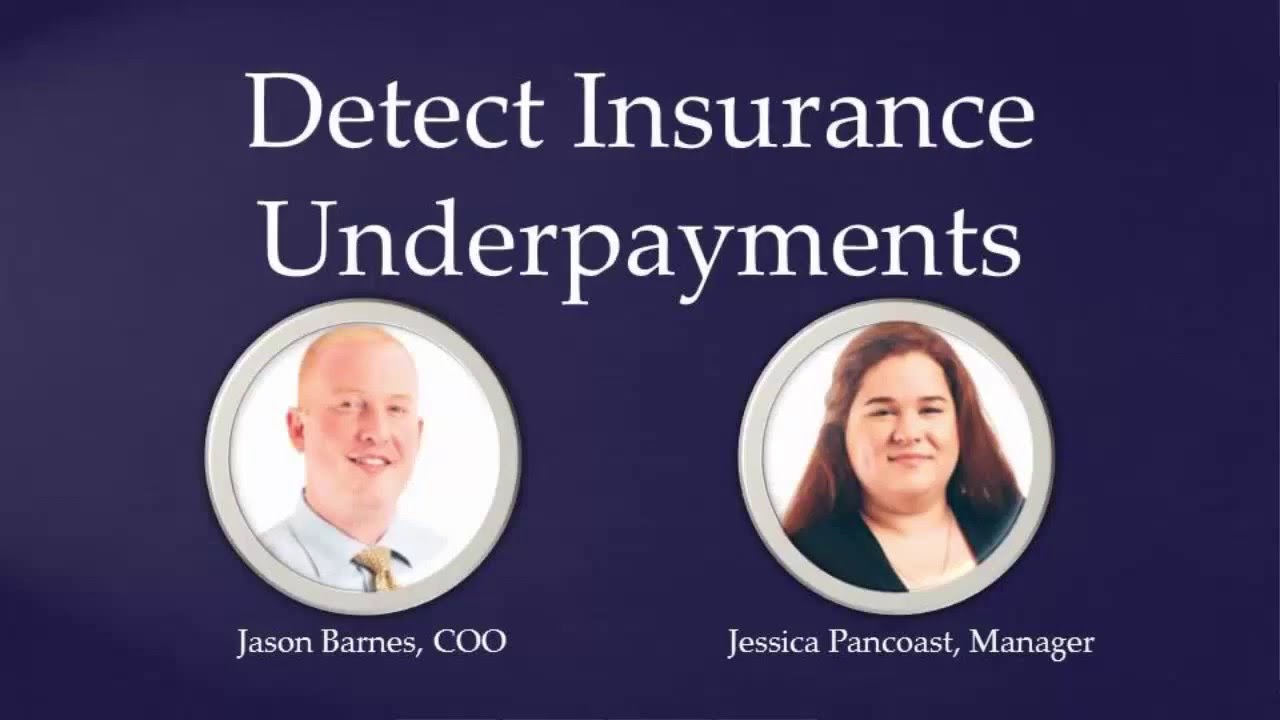 Insurance Underpayment Detect Insurance Reimbursement Underpayments webinar March 8 2016 - YouTube