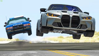 Police Chases in Traffic - BeamNG Drive | CRASHdriven