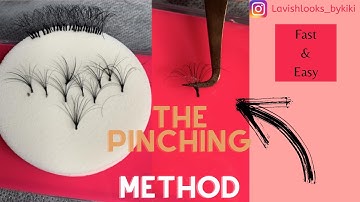 How To Make Volume Fans | Pinching Method | Quick & Easy