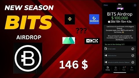 100000$ Bits Airdrop 💸 Claim Now 👍🏻
